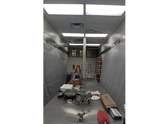 Ceiling grid 2x4 before