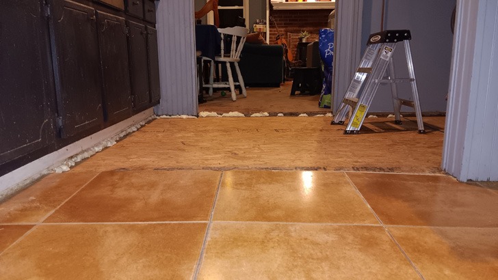 Customers collapsed sub floor repair 8
